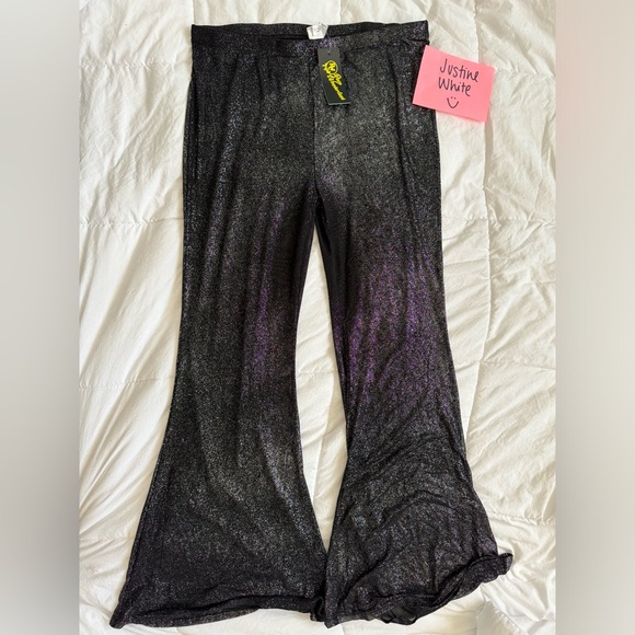 Mesh glitter bell bottoms - Picture 2 of 2